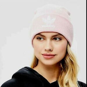Adidas Originals Trefoil Logo Pink Beanie NWT